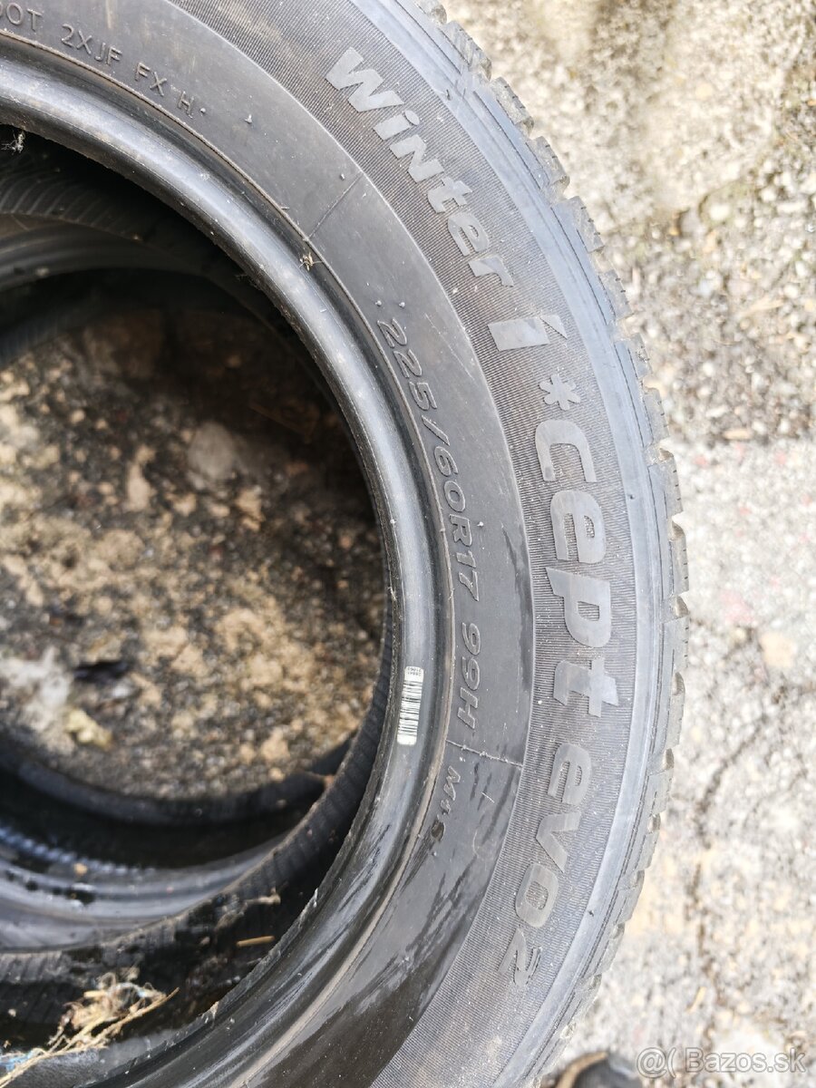 Hankook 225/60R17 zimné 4ks - 2