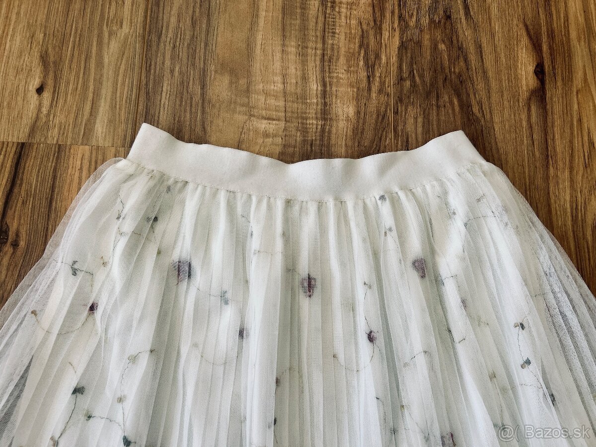 Biela sukňa s kvietkami, Mohito, 34 - 2