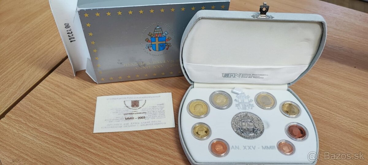 vatikán proofset 2002 a 2003 - 2