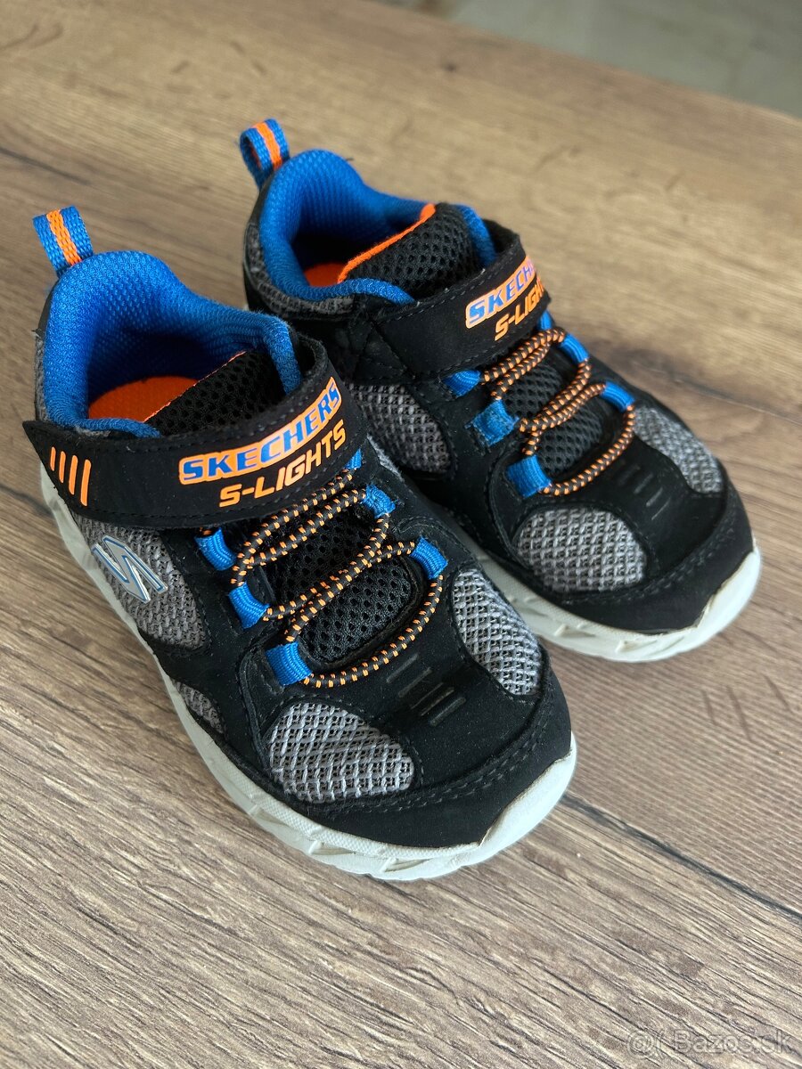 Detske svietiace tenisky Skechers - 2