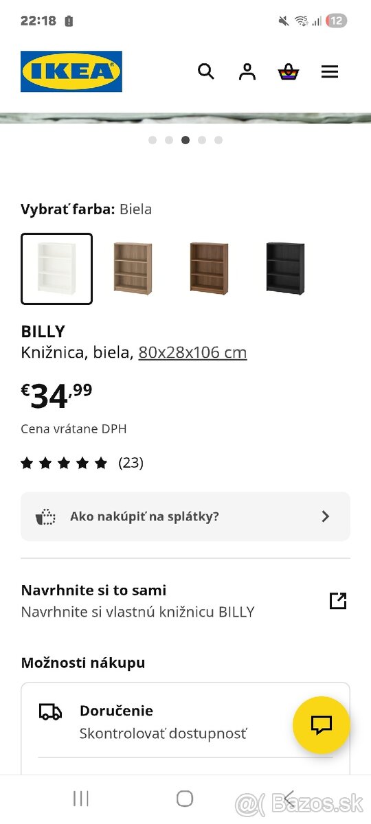 Kniznica Billy - 2