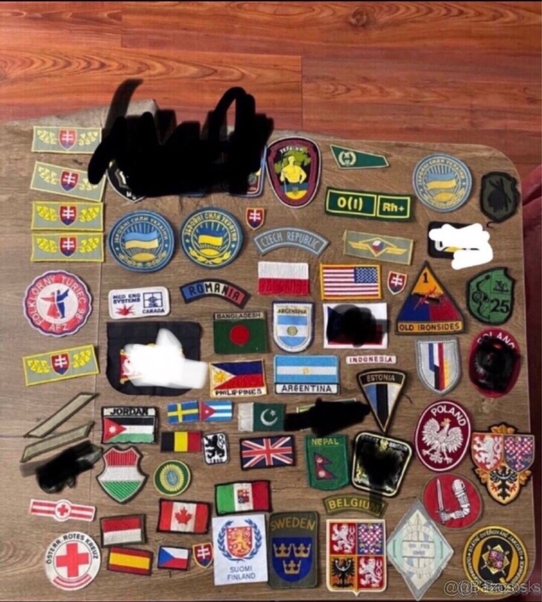 Vojenske Nášivky (a SBS),Vlajočky - 2