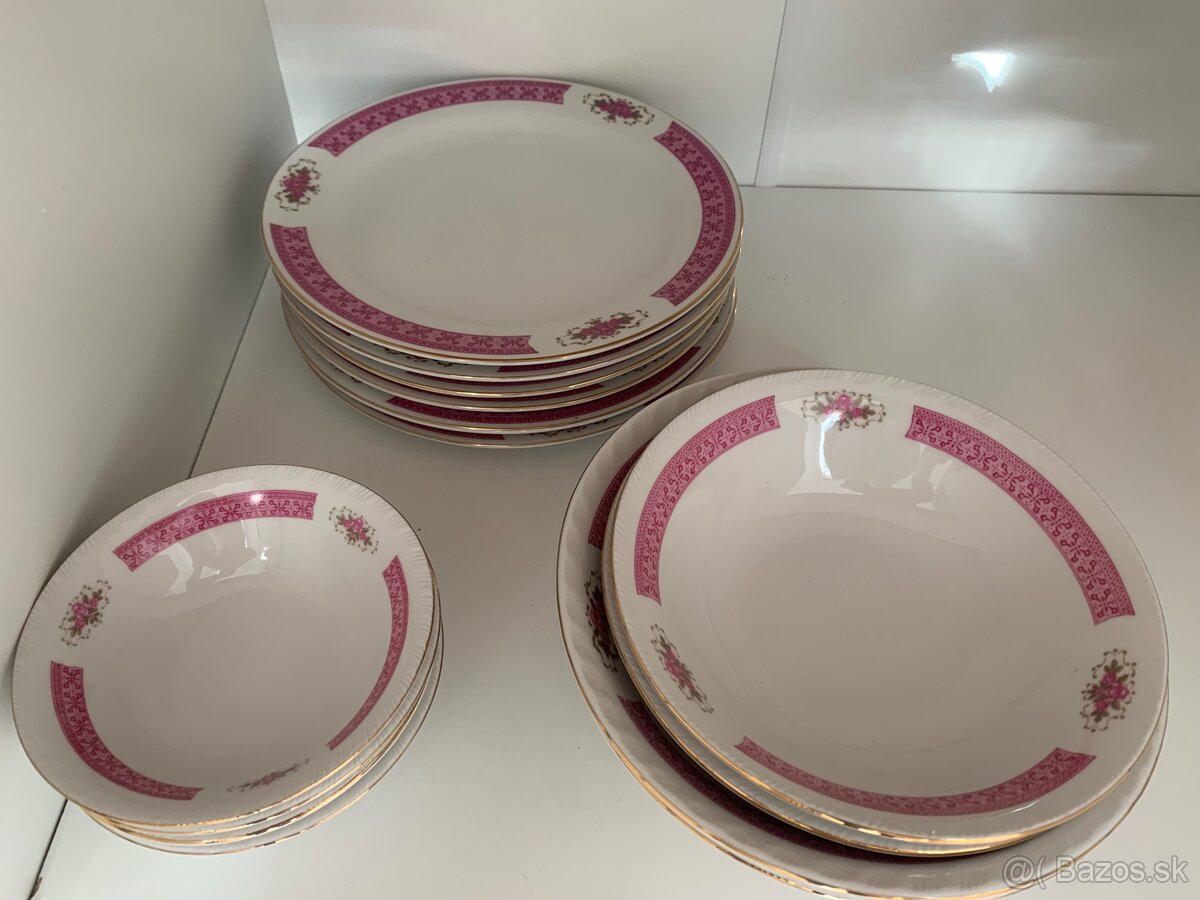 Porcelánové taniere a misky - 2