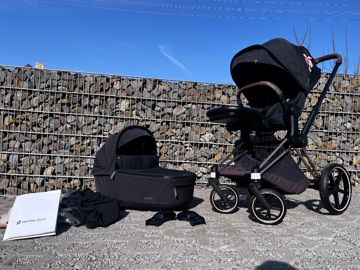 Kočík Cybex Priam Platinum 4.0 Deep black - 2