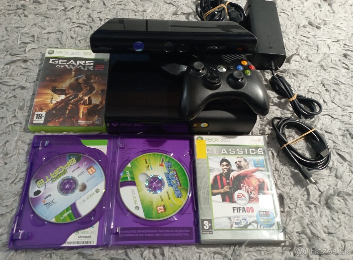 XBOX 360 E 250GB HDD aj s kinectom - 2