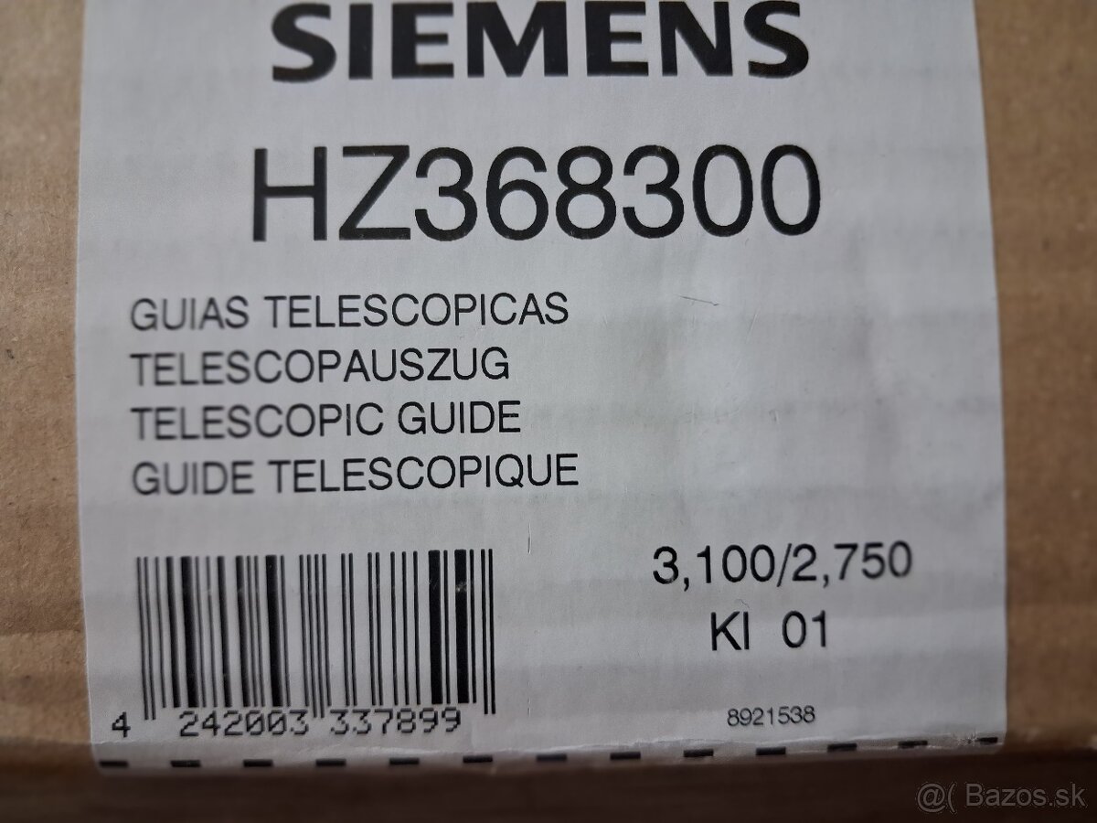 Teleskopický výsuv - 2