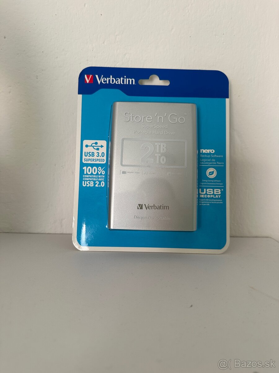 Verbatim 2TB externý HDD USB 3.0 - 2