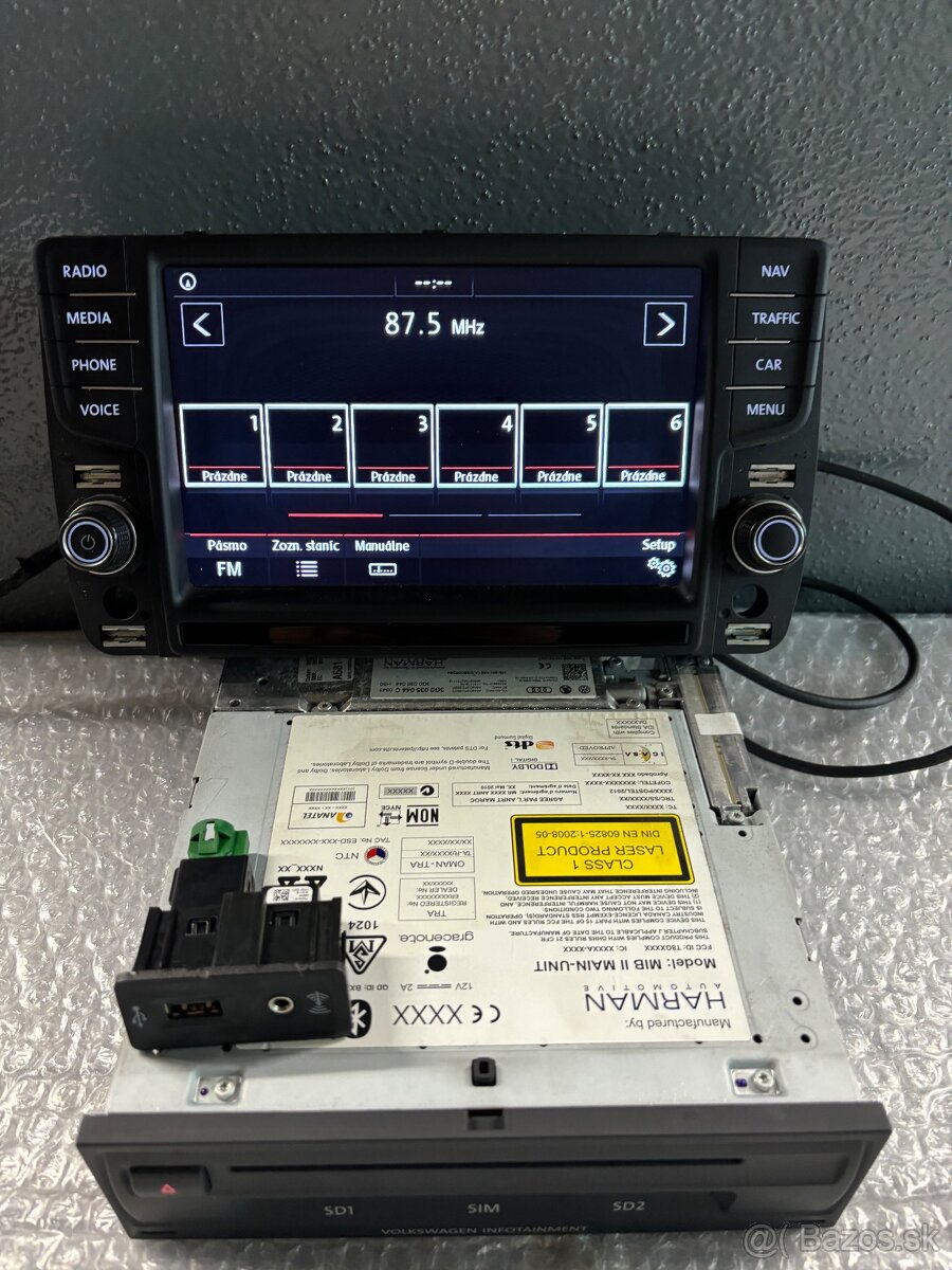 vw radio navigacia smartlink mib 2 - 2
