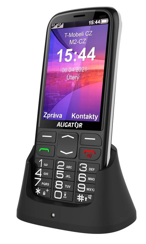 Mobilný telefón Aligator A830 Senior (A830B) čierny - 2