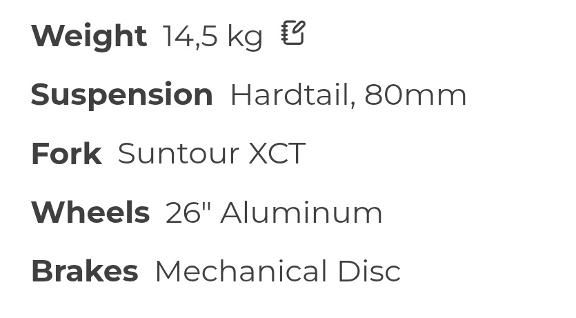 Rockrider ST 340, kolesá 26" - 2