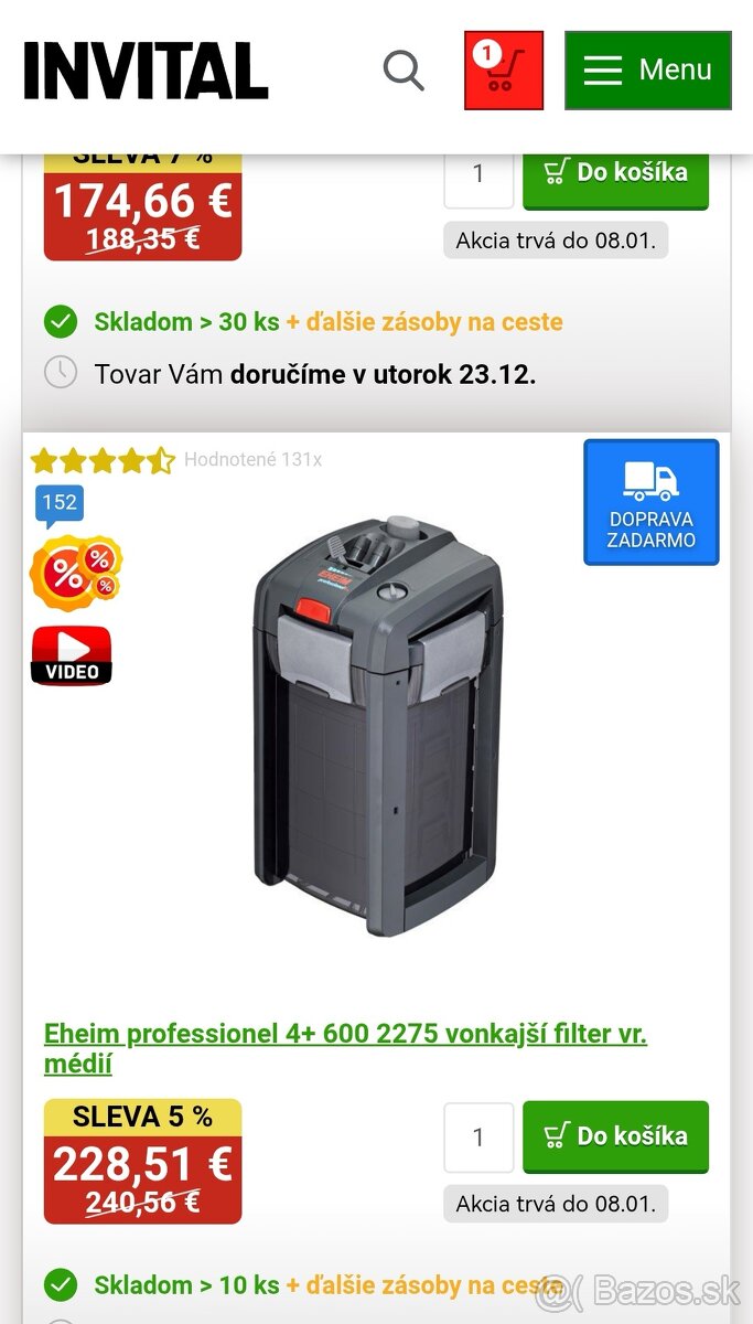 Eheim externy filter - 2