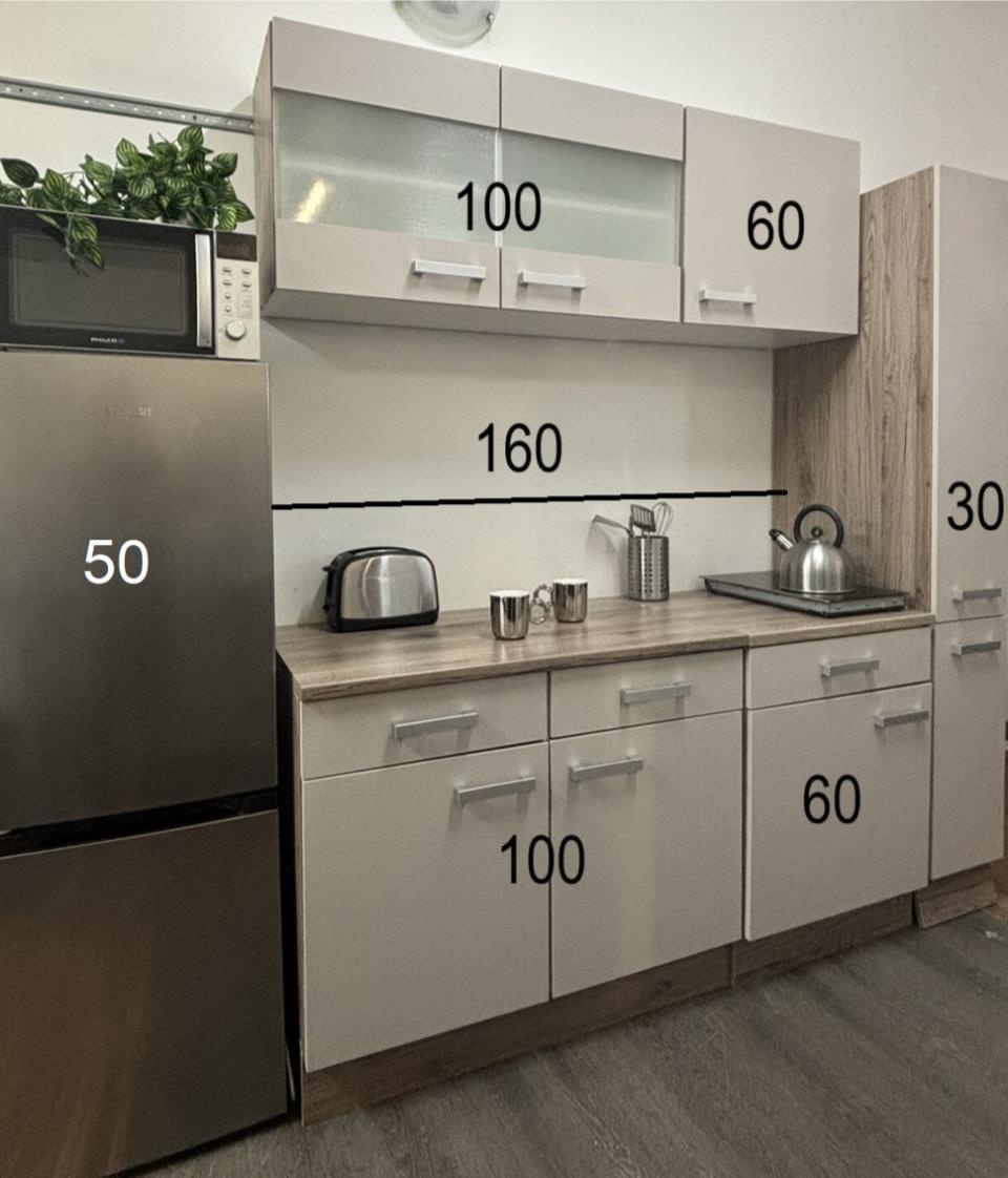 Kapučínová moderná kuchyňa ALEX - 2