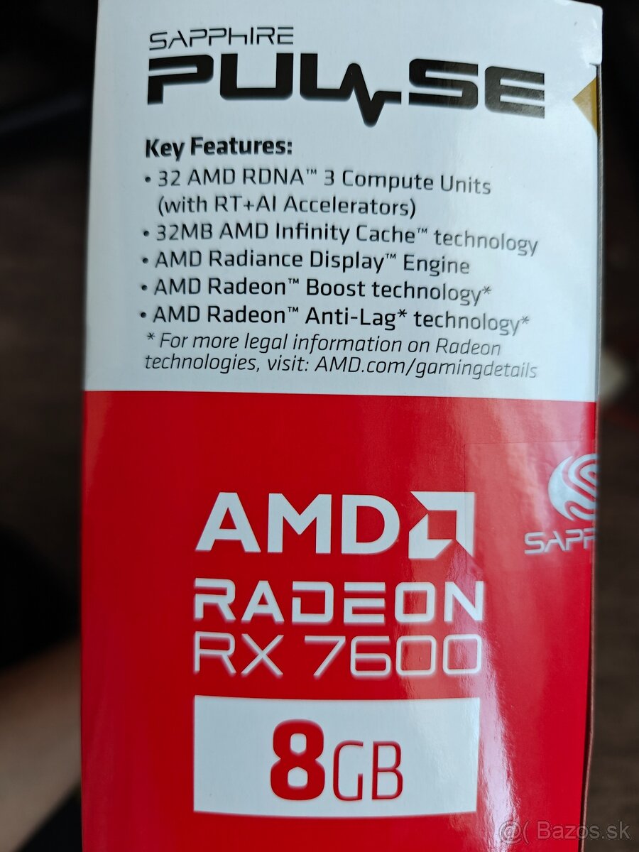 AMD RADEON RX7600 8GB - 2