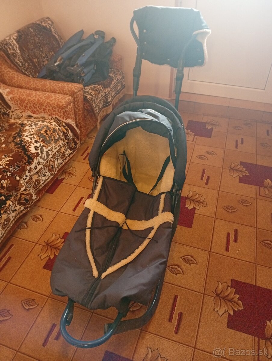 Detské sánky s fusakom - 2