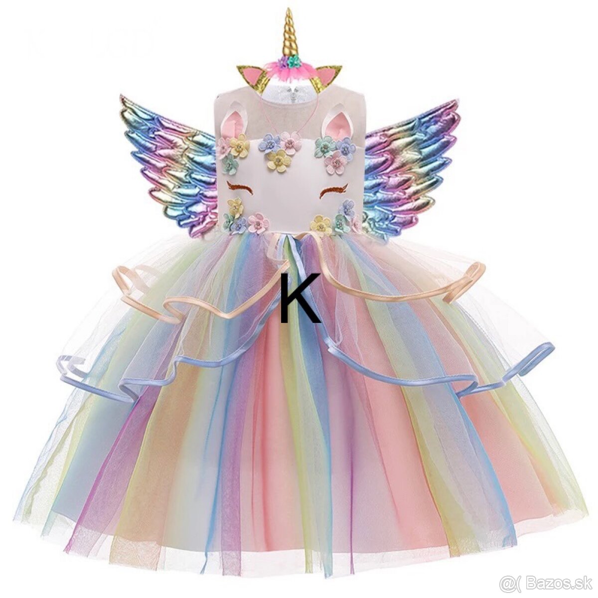 Kostým - šaty Jednorožec 3-dielny - 2