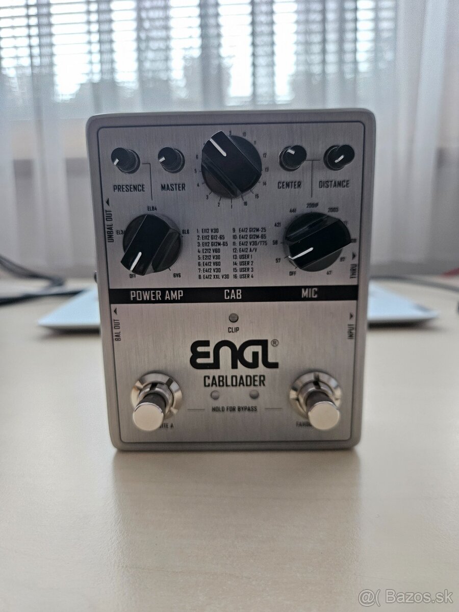 Gitarový pedál ENGL Cabloader - IR box, DI box, poweramp sim - 2