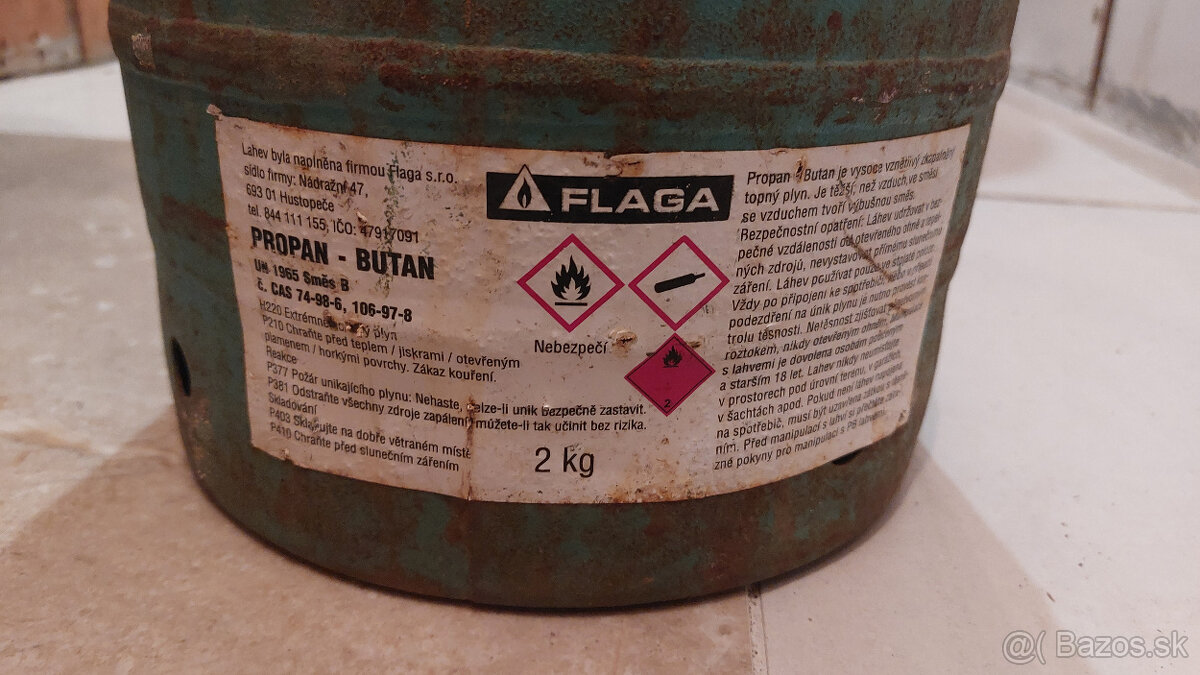 Propan-butánová flaša - 2
