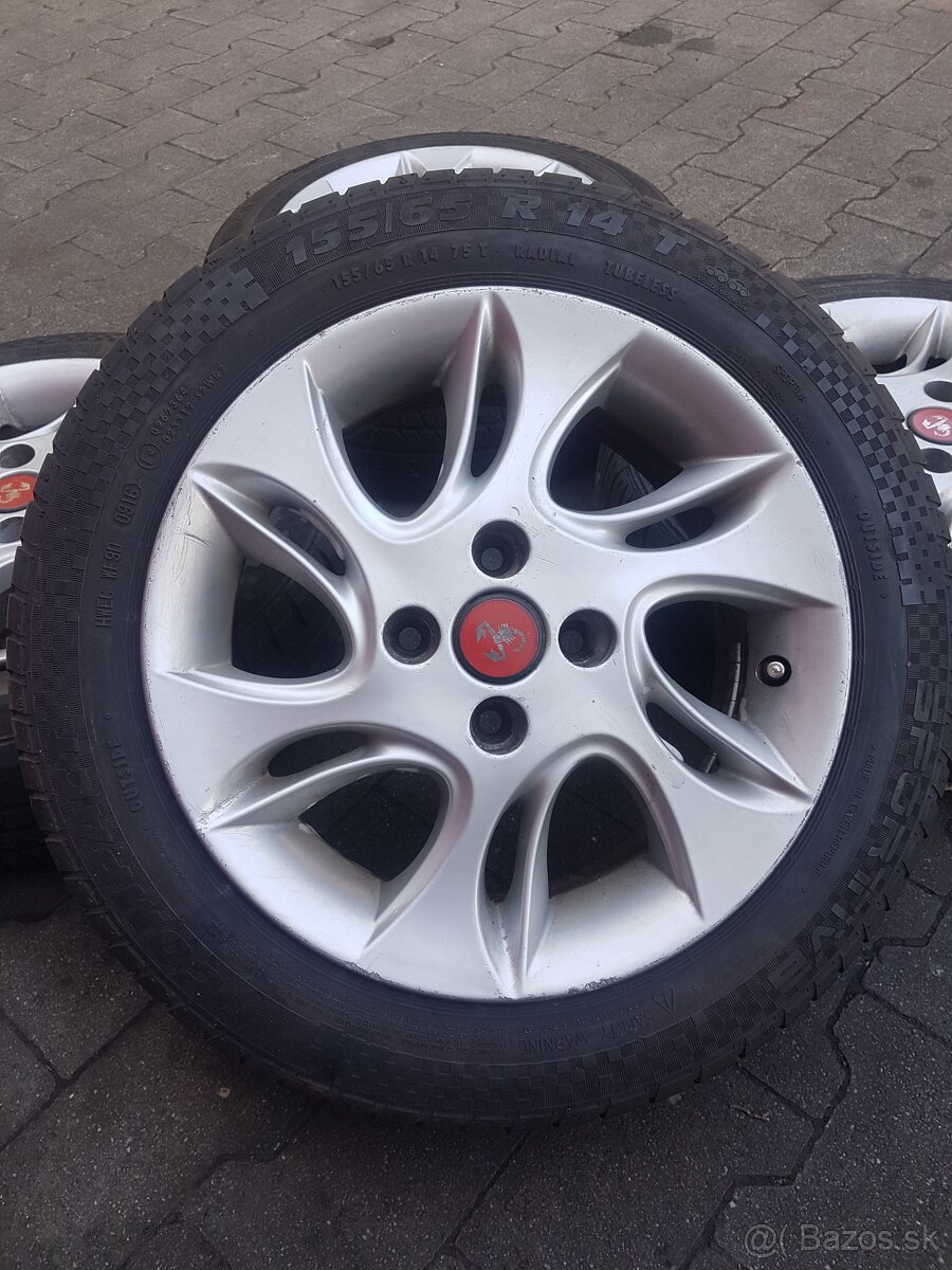 Fiat 4x98 letne 155/65R14 - 2