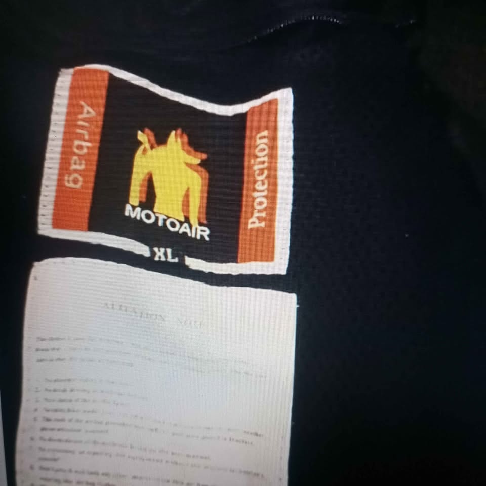 Airbag motorkárska bunda - 2