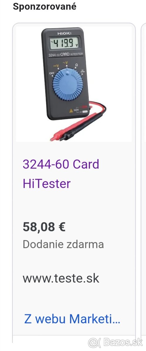 Hioky multimeter - 2