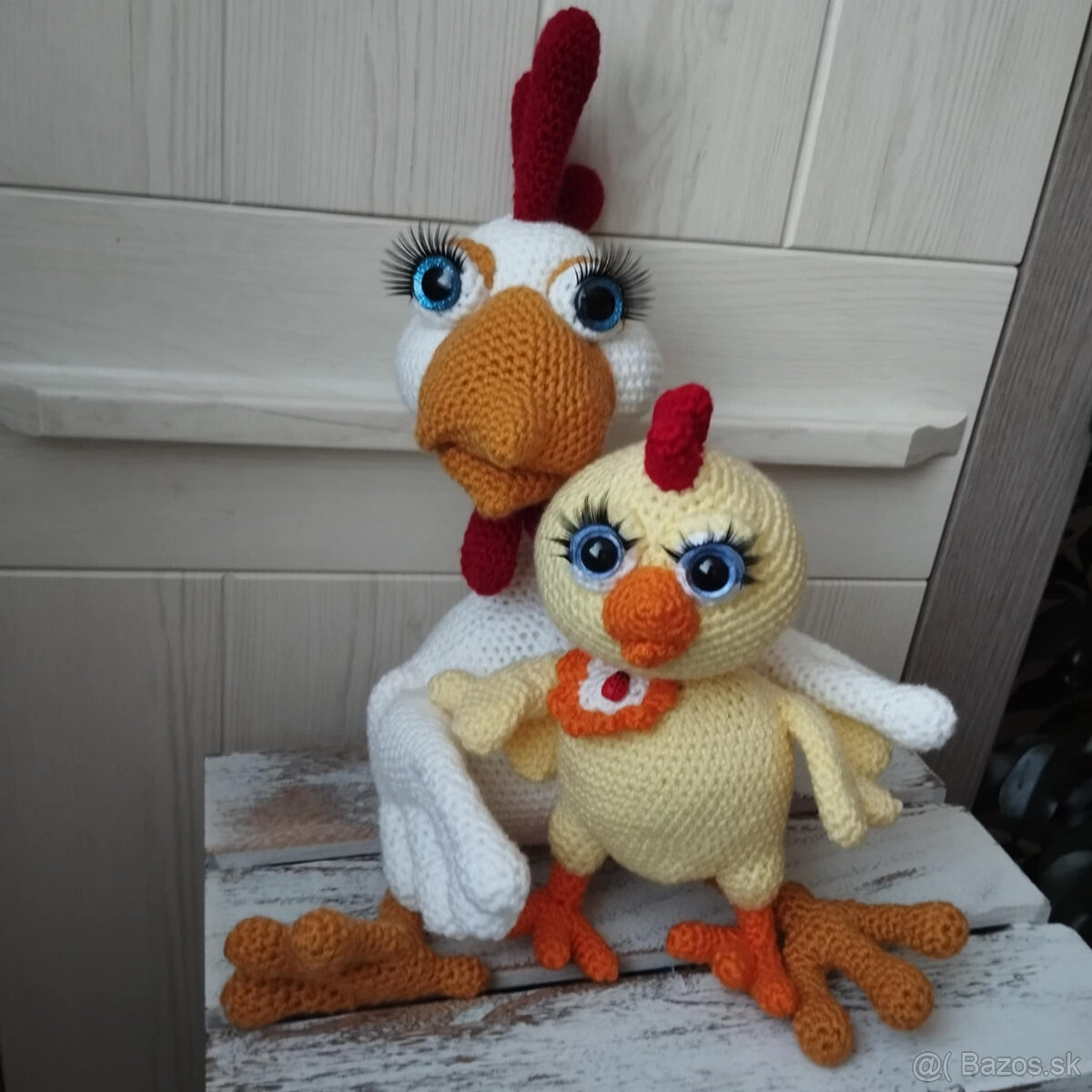 Kohút s kuriatkom. - 2