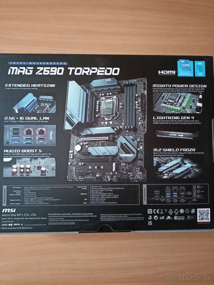 MSI MAG Z590 TORPEDO - / Nerozbalené - 2