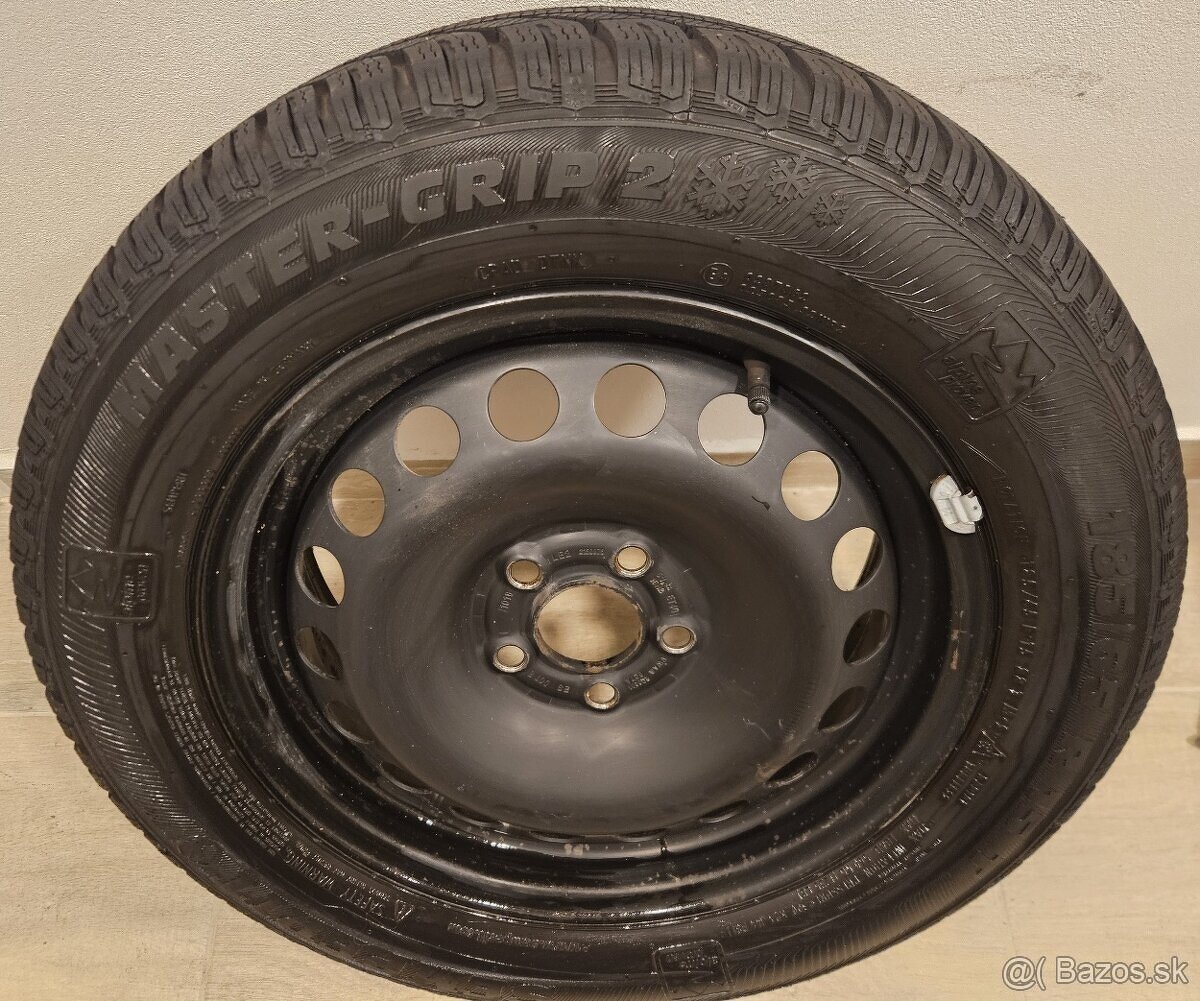 Zimná sada VW - 5x100 R15 + Semperit 185/65 r15 - 2