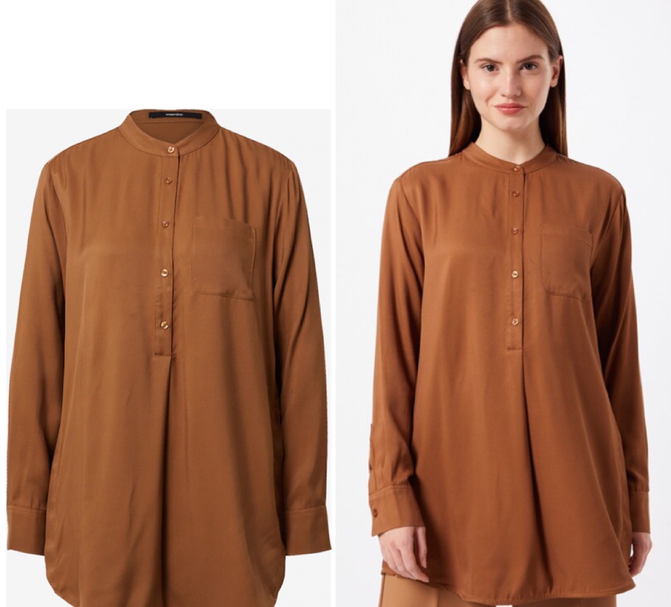 Damska bluzka Cream - 2