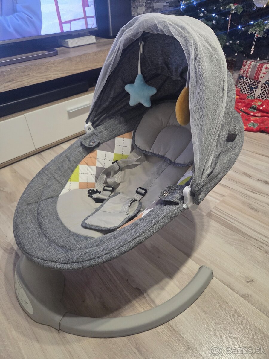 Detské elektrické húpacie kreslo/húpačka - 2