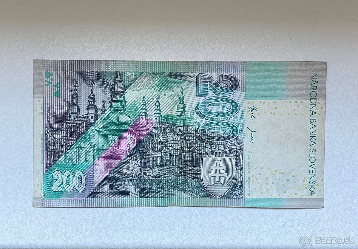 200 korún slovenských 2002 - 2