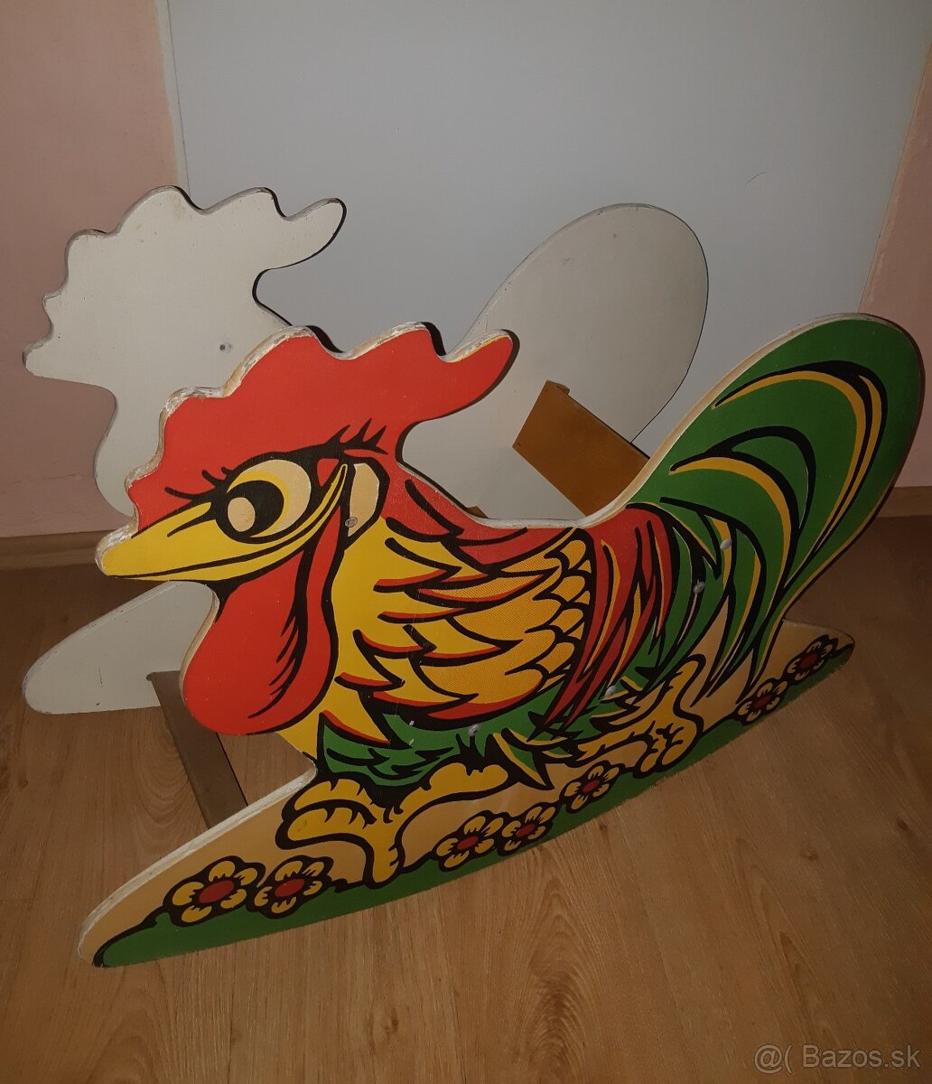 DREVENÝ HOJDAČKOVÝ KOHÚT ZA 10 € - 2
