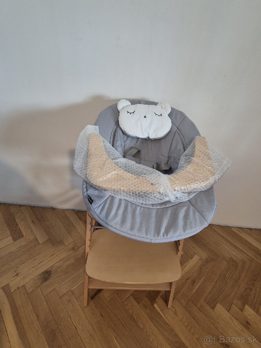 Drevena rastuca stolicka + bouncer - 2