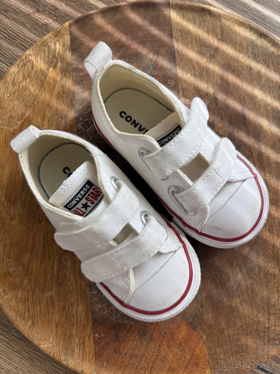 Detské biele tenisky CONVERSE All Star (na such - 2