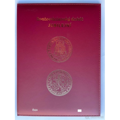 ZLATÝ ČÍSLOVANÝ JUBILEJNÍ SVATOVÁCLAVSKÝ DUKÁT 2018 - 500 ks - 2