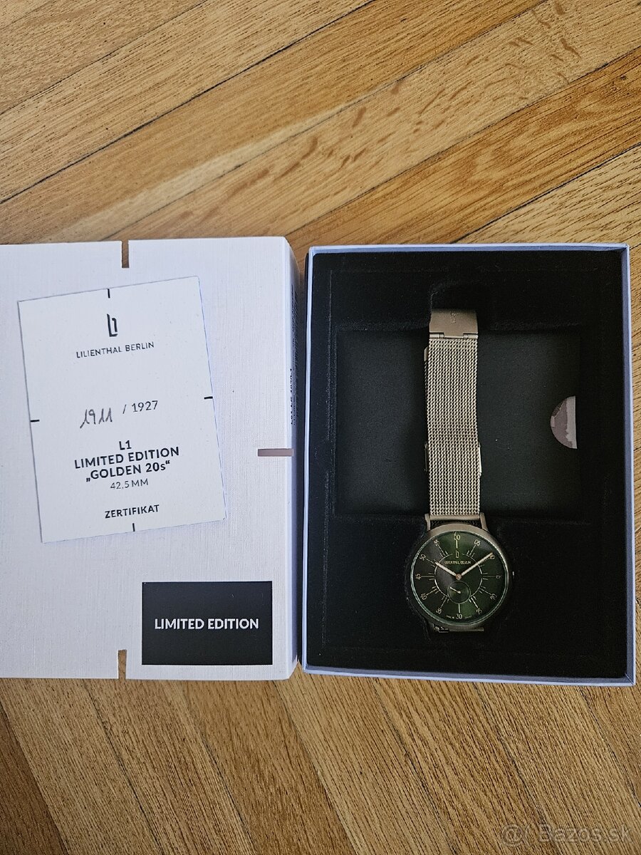Pánske hodinky Lilienthal Berlin L1 nové, v krabici, nemecké - 2