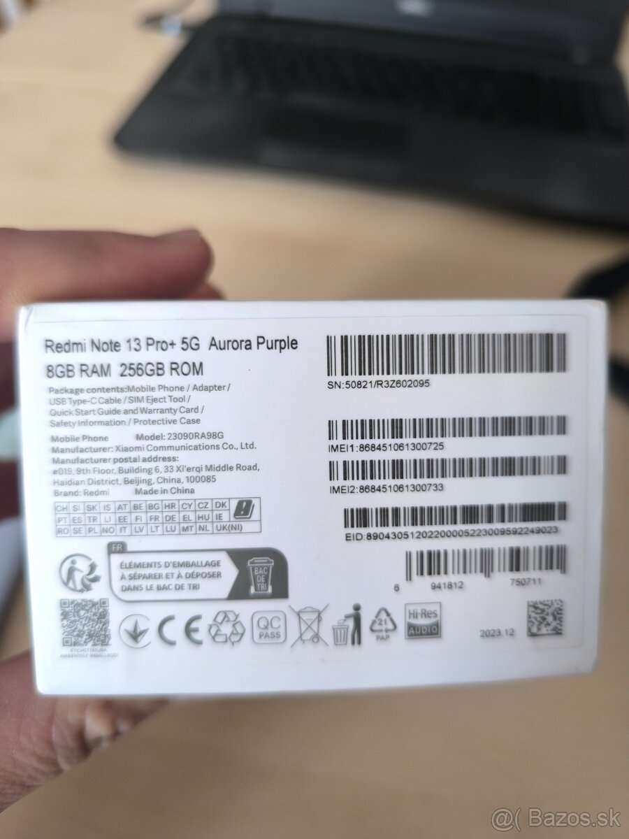 Predám xiaomi redmi note 13pro+8gb+256 - 2