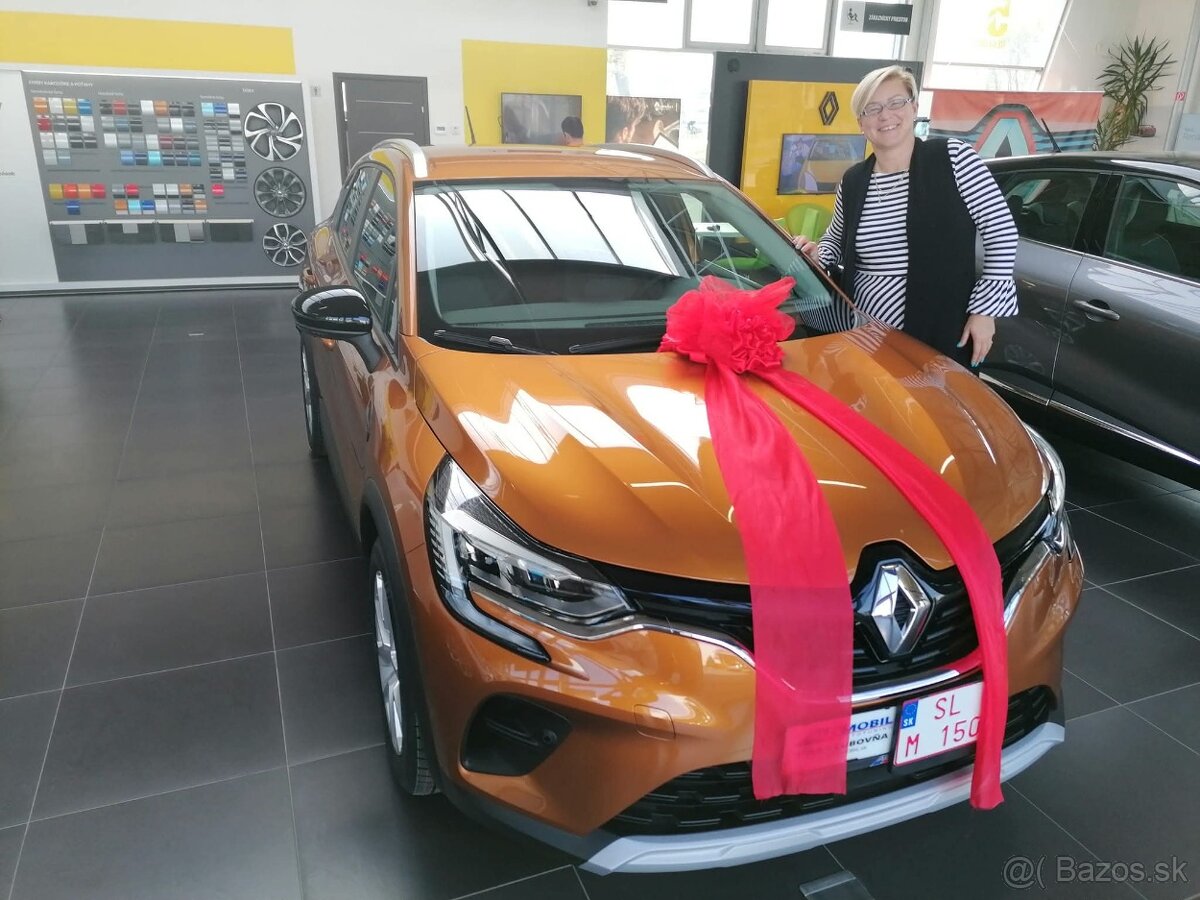 Oranžová metalíza - Capture v záruke benzín +lpg - 2