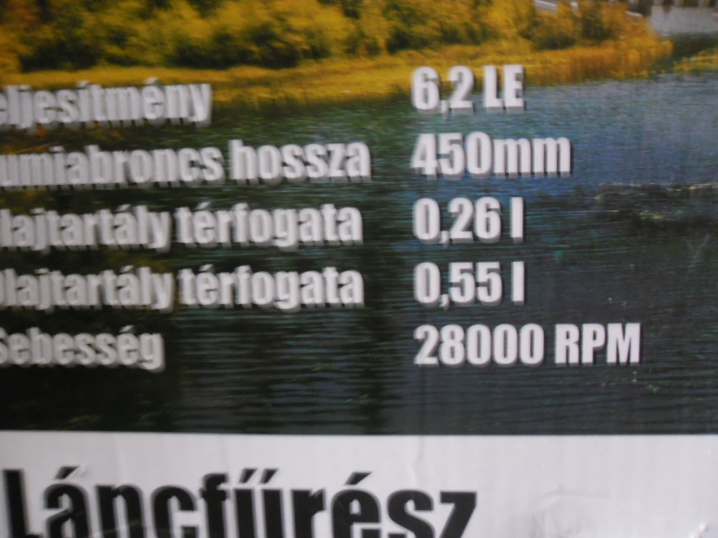 BENZíNOVá MOTOROVá PíLA - 2