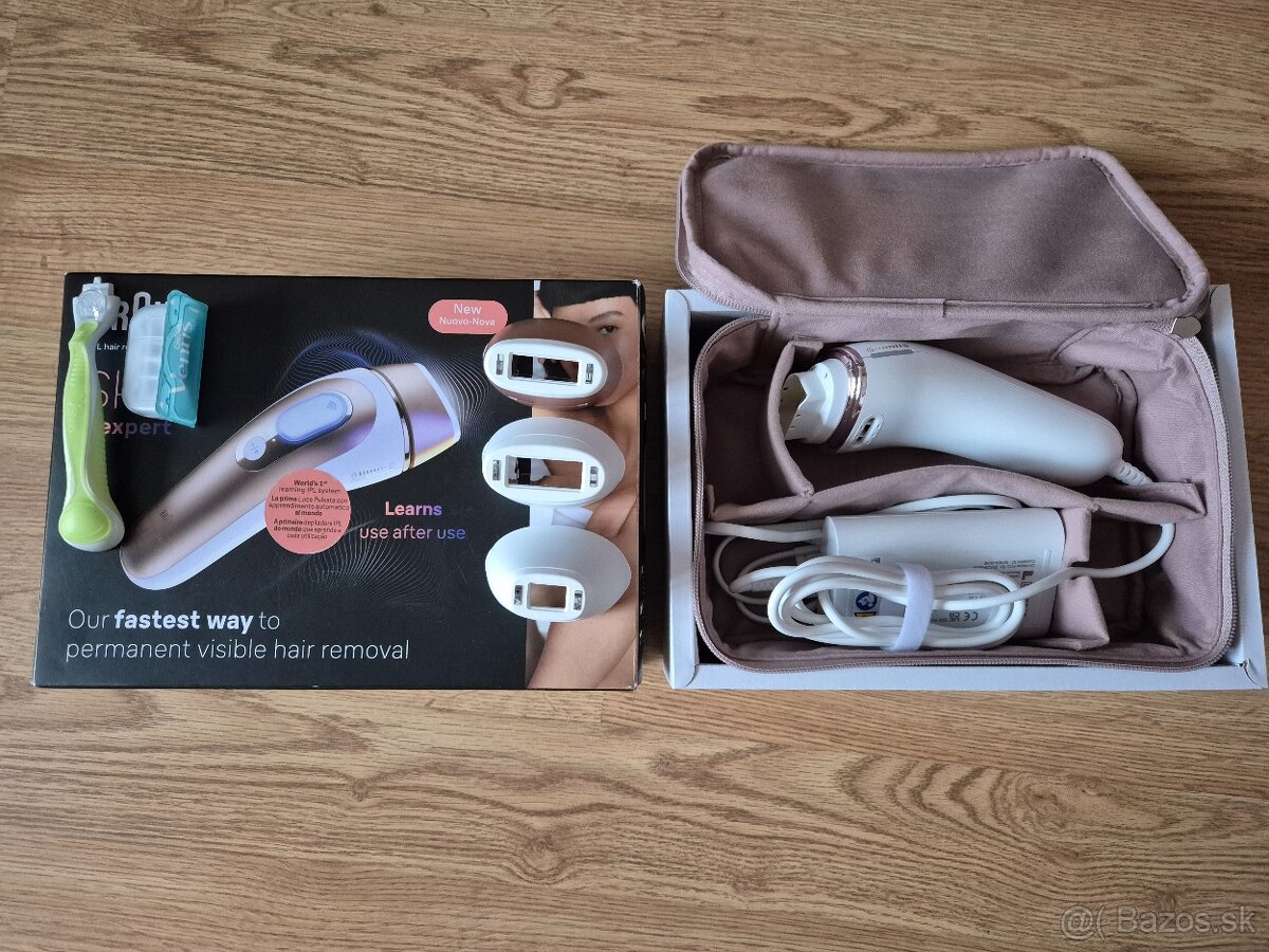 IPL epilátor Braun Smart I-Expert PL-7253+púzdro a 3hlavice. - 2