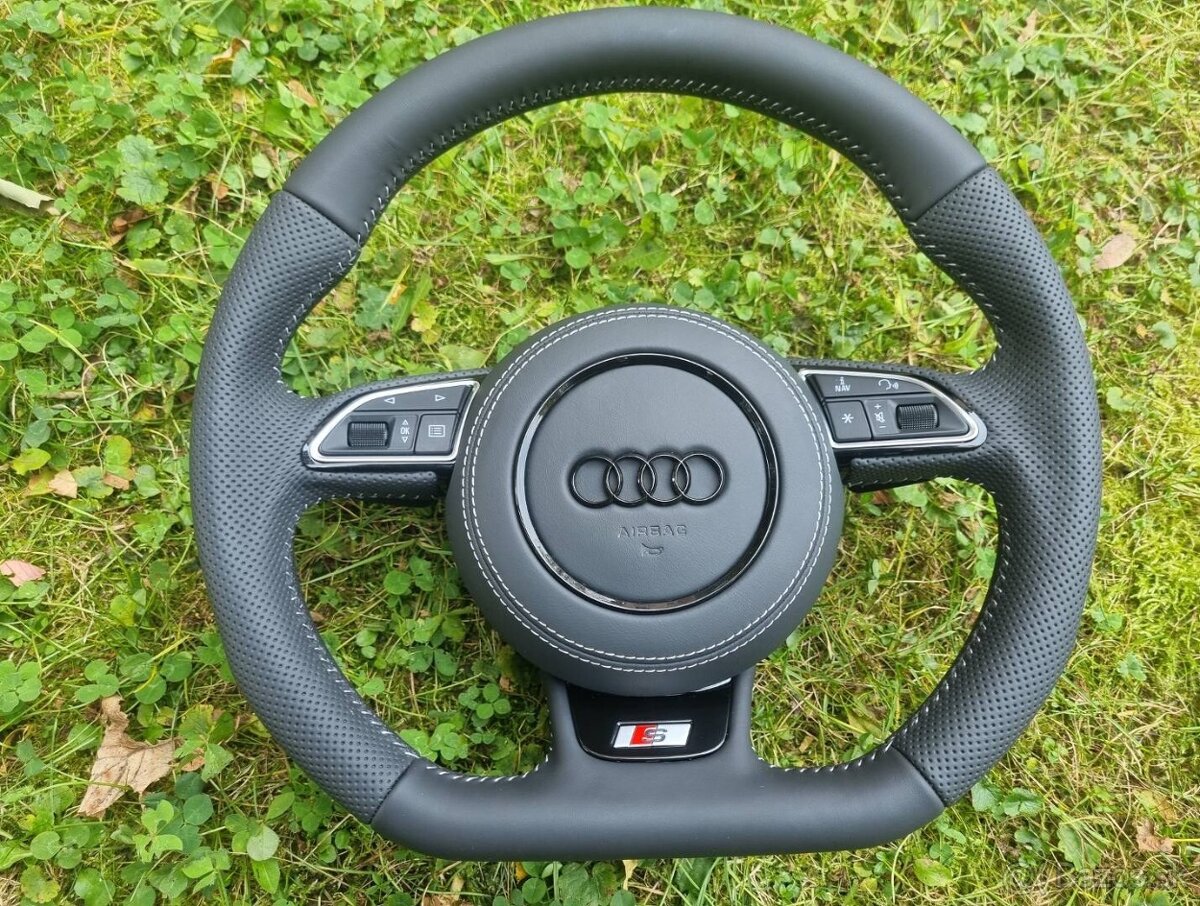 VOLANT AUDI KOŽENÝ MULTIFUNKCNY s AIRBAGOM - 2