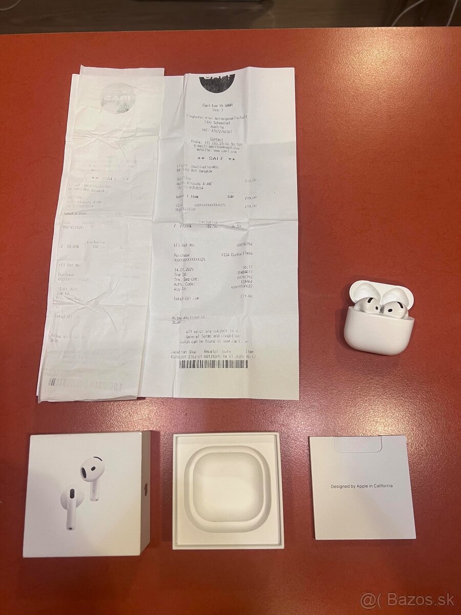 Apple AirPods 4 (ANC) ~ MXP93ZM/A - 2