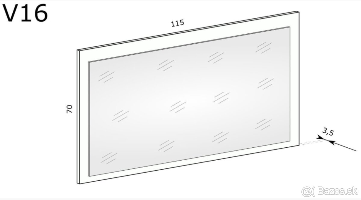 Predám zrkadlo Vegas - 2