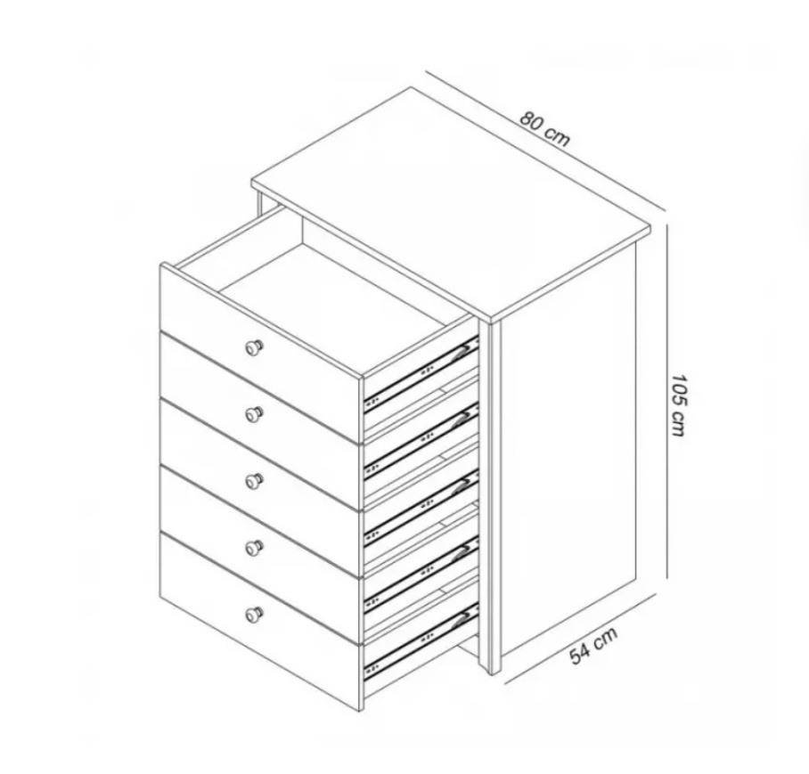 KOMODA 80 dub sonoma - 2