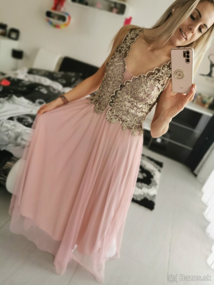 Spoločenské šaty dlhe v.38 - M - 2