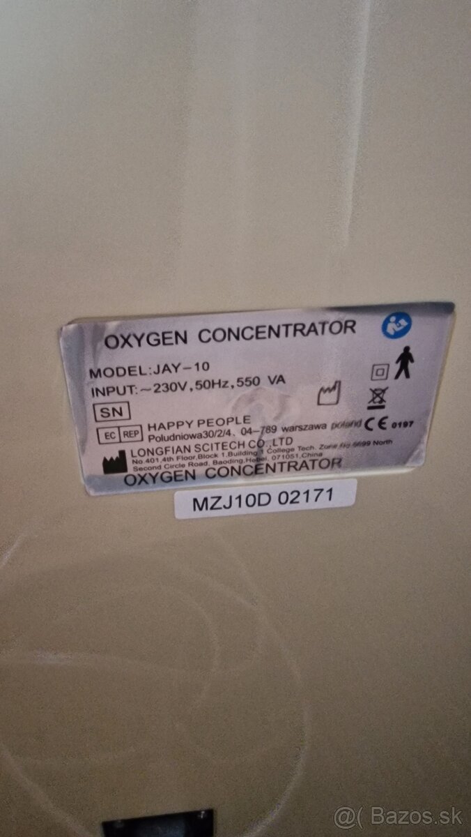 Kyslíkovy koncentrator - 2