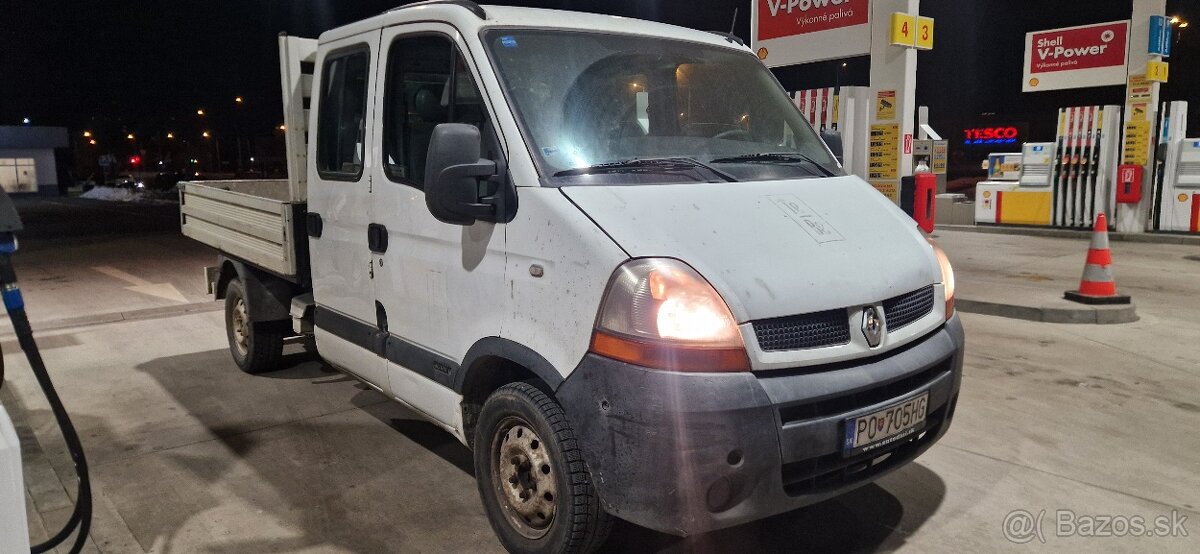 Renault Master 2.5 dci Vyklapac do 3,5t 7 miest - 2