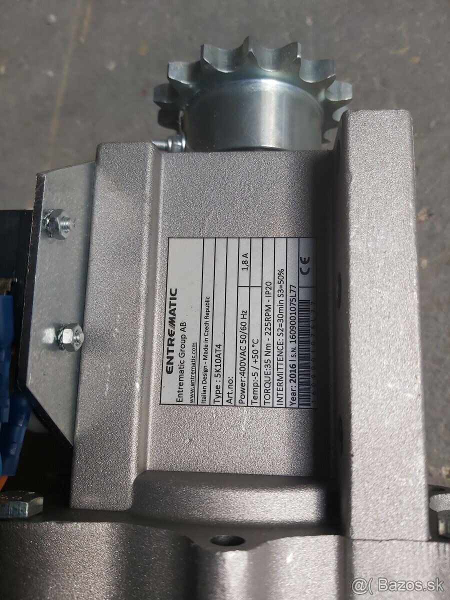 Motor na bránu. - 2
