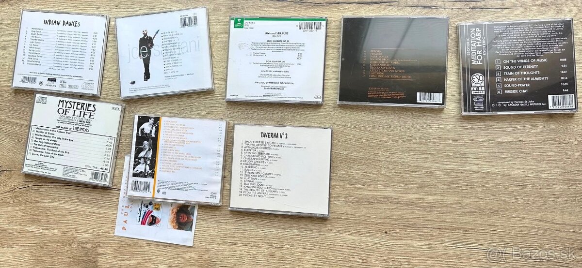 Cdčka Joe Satriani,Paul Simon, Era,Richard Strauss - 2