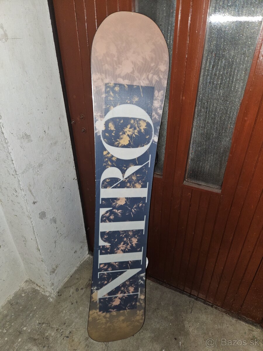 Snowboard set s viazaním 153cm - 2