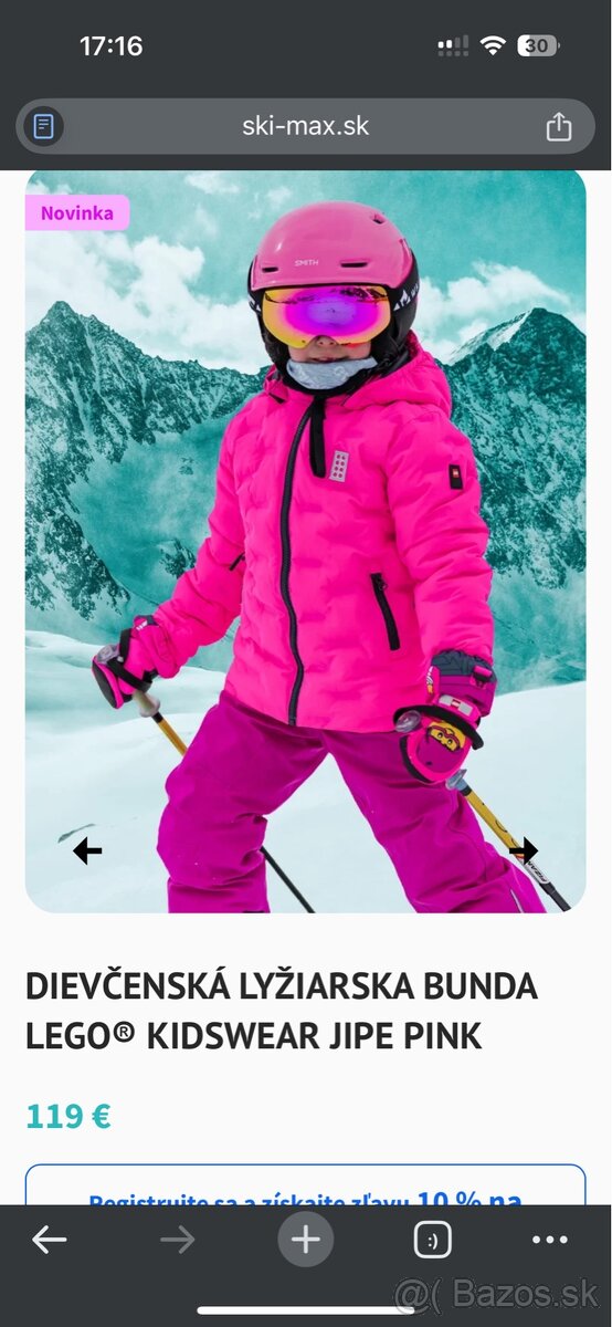 Predam detskú lyžiarsku výbavu komplet - 2